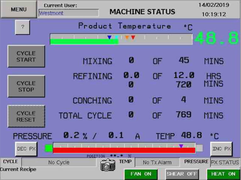 MacIntyre Control Screen